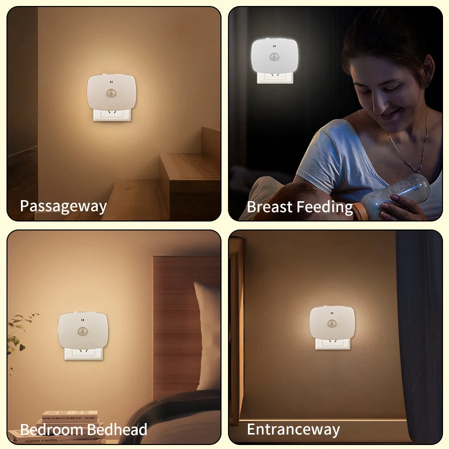 Plug-In Motion Sensor Night Light