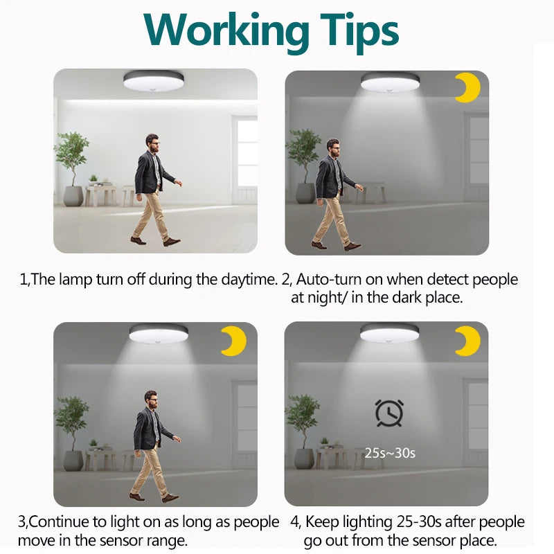 Ceiling Motion Sensor Light