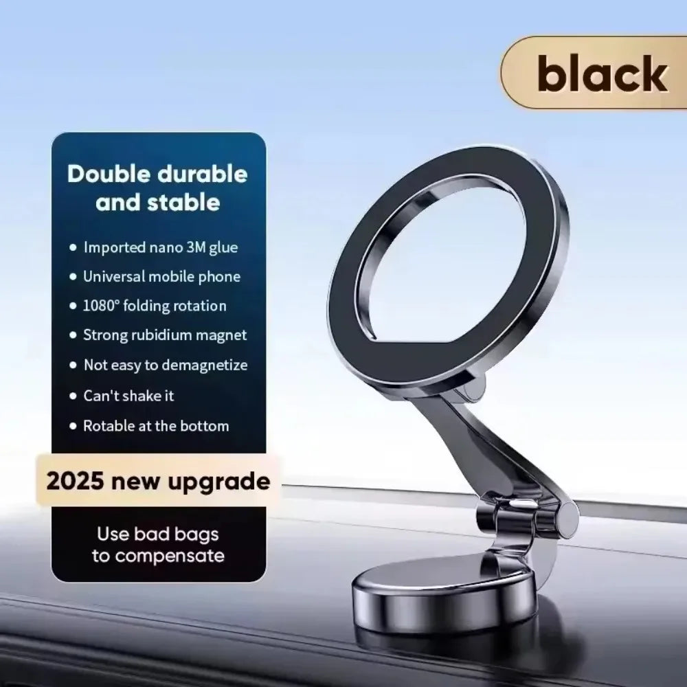 Universal Magnetic Car Phone Mount – Strong Hold & 360° Rotation