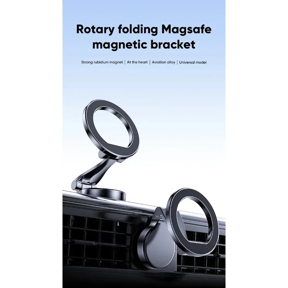 Universal Magnetic Car Phone Mount – Strong Hold & 360° Rotation